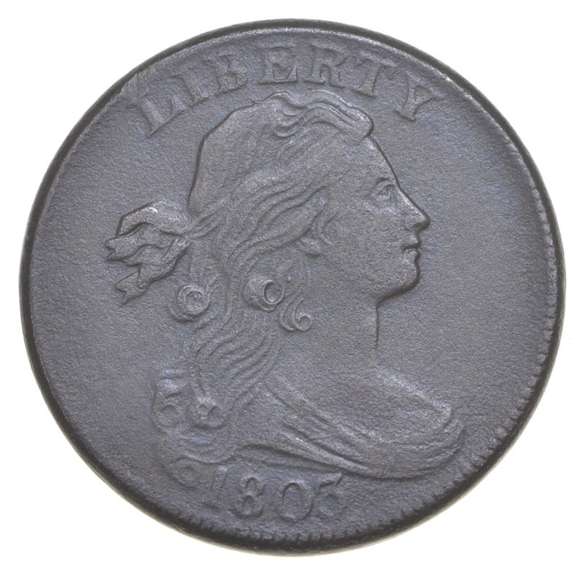 1803 Draped Bust Large Cent S.256 Small Date Small Fraction - REV CUD