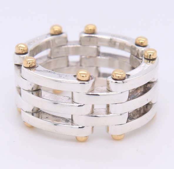 Tiffany & Co Two Tone Gate Link Band