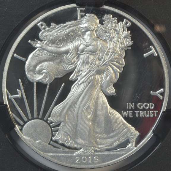 Perfect NGC PF70 Ultra Cameo 2016-W Lettered Edge $1 Eagle