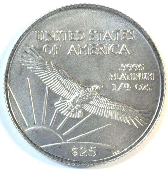 Immaculate Super Gem BU 2004 $25 pure Platinum Eagle