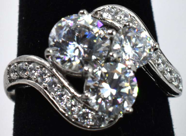 Sterling Silver CZ Ring