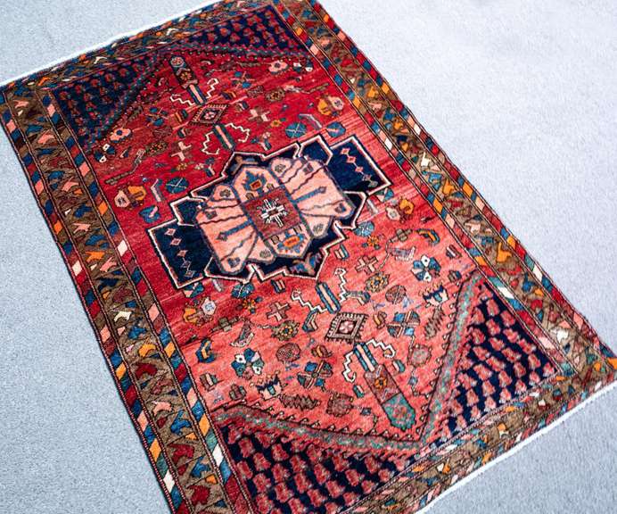 Semi Antique Persian Hamedan 4.8x6.9