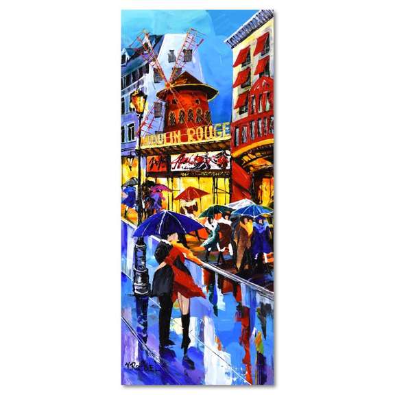 Lovers by the Moulin Rouge