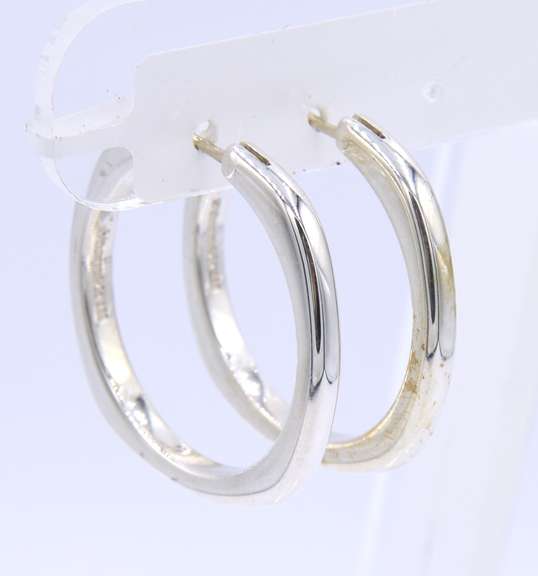 Tiffany & Co Cushion Shaped Hoops