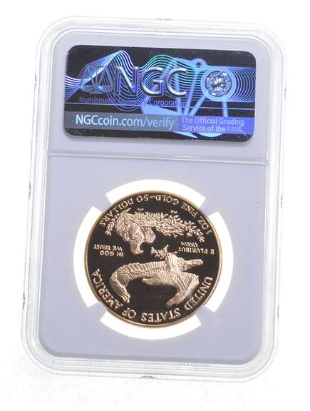 PF70 UCAM 1997-W $50 American Gold Eagle - Graded NGC