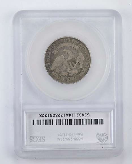 VG8 1820 Capped Bust Quarter - B-1 Large O - Graded by SEGS