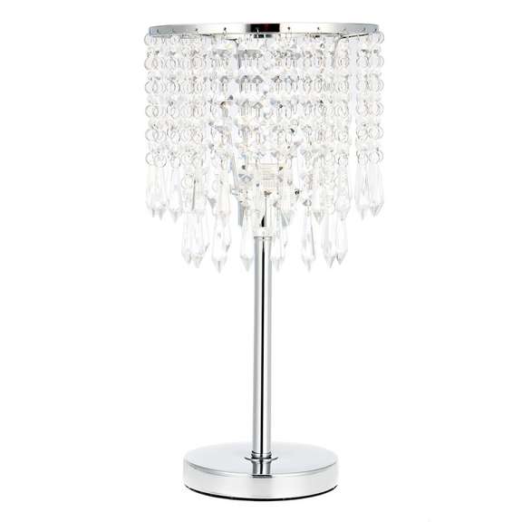 Crystal Table Pendant Lamps Bedroom Modern