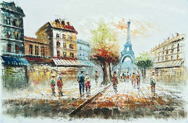 ONE OF A KIND BEAUTIFUL PAINTING ON CANVAS