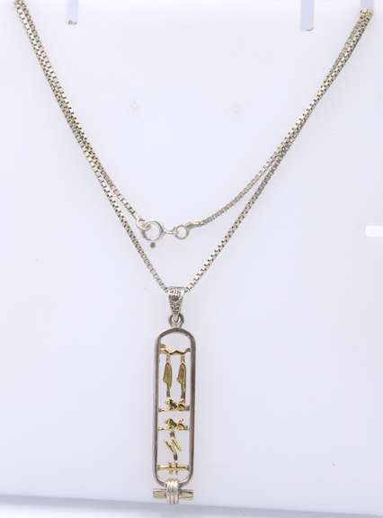 Vintage Sterling Silver Pendant on Chain