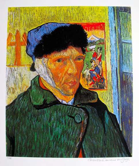 Vincent Van Gogh, Self Portrait With Bandaged Ear