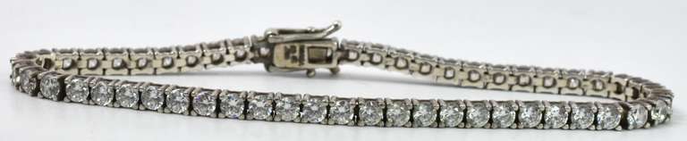 Sterling Silver CZ Bracelet