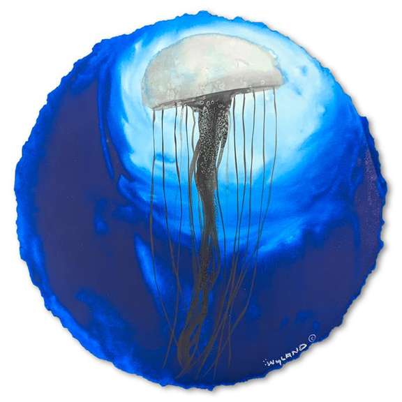 Deep Blue Jellyfish