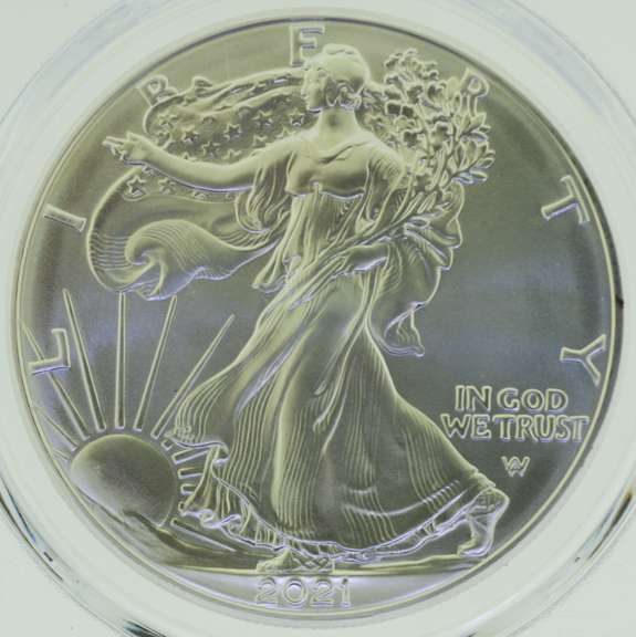 2021 Silver Dollar Eagle Type 2 PCGS MS70 First Strike