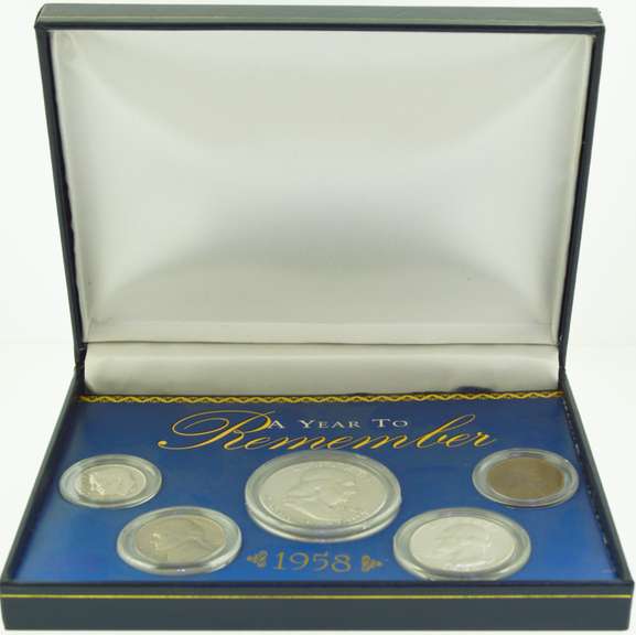 1958 A Year to Remember (5) Coin Box Set