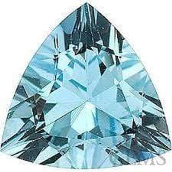 9MM TRILLION AQUAMARINE LOOSE GEMSTONE