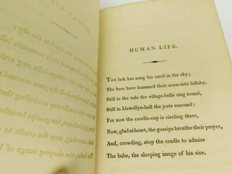 1819 Human Life, A Poem by Samuel Rogers