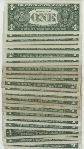 8 1935 & 18 1957 $1 Silver Certificate STAR NOTES (26 total)