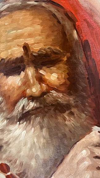 Large Original Oil on Canvas by Andrew Thomas