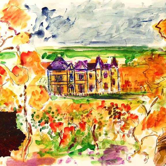 View of Chateau Haut-Brion