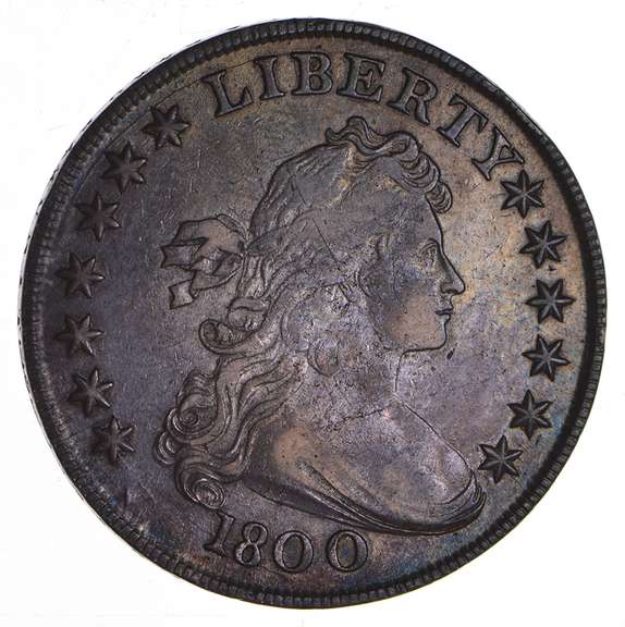 1800 Draped Bust Dollar - Americai - Circulated