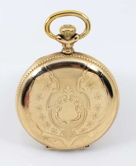 Exceptional c. 1900 GF Elgin Women's Pocket Watch