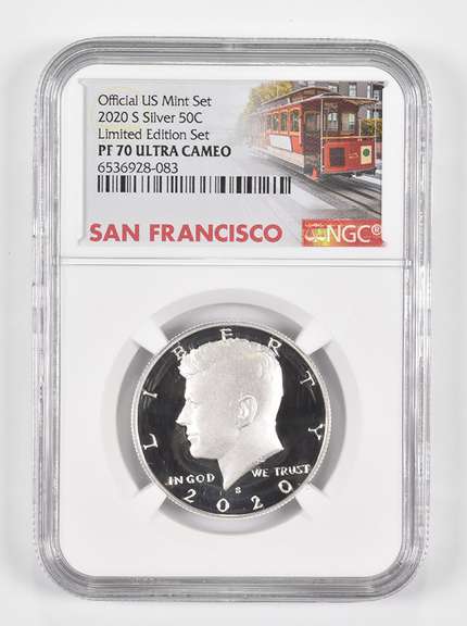 PF70 UCAM 2020-S Kennedy Silver Half Dollar - Ltd Edition Set - NGC
