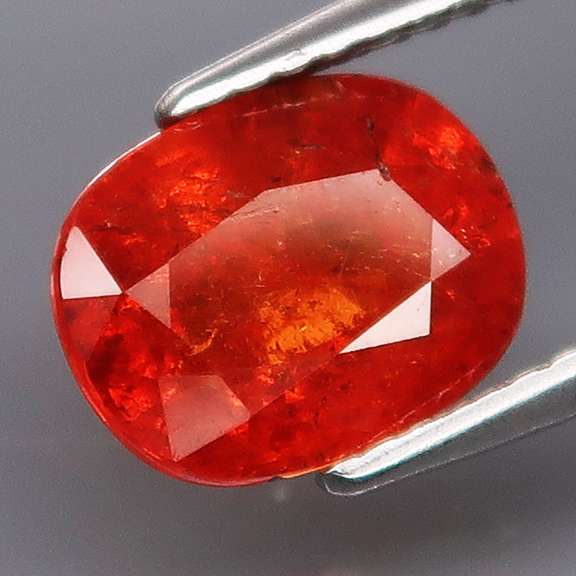 Fiery 3.51ct top red orange Spessartite Garnet