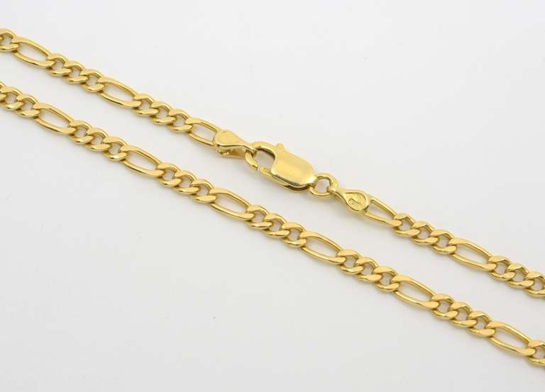 In Demand 18k Figaro Necklace