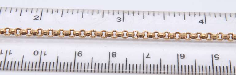 Italian 925 Sterling Silver Rolo Chain Necklace