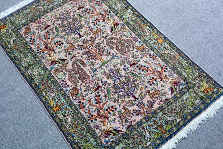 Unique Hunting/Floral Gholtogh 4.9x6.10