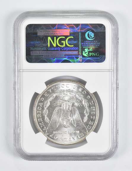 MS65 1887 Morgan Silver Dollar NGC Toned!