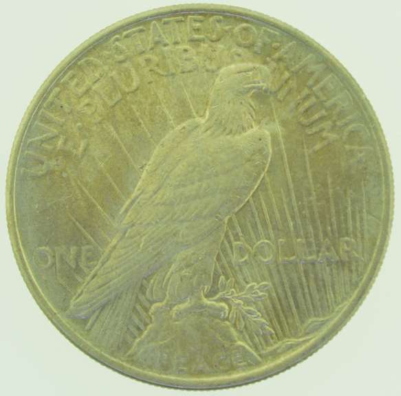 1924 Peace Silver Dollars $1 US Coin Flashy White Slider BU