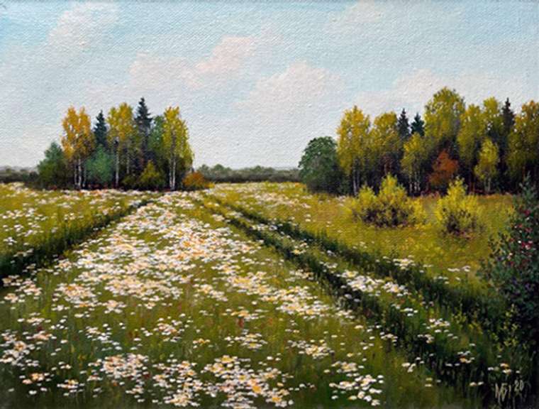 Highly Detailed Landscape Scene By Artist Maksim