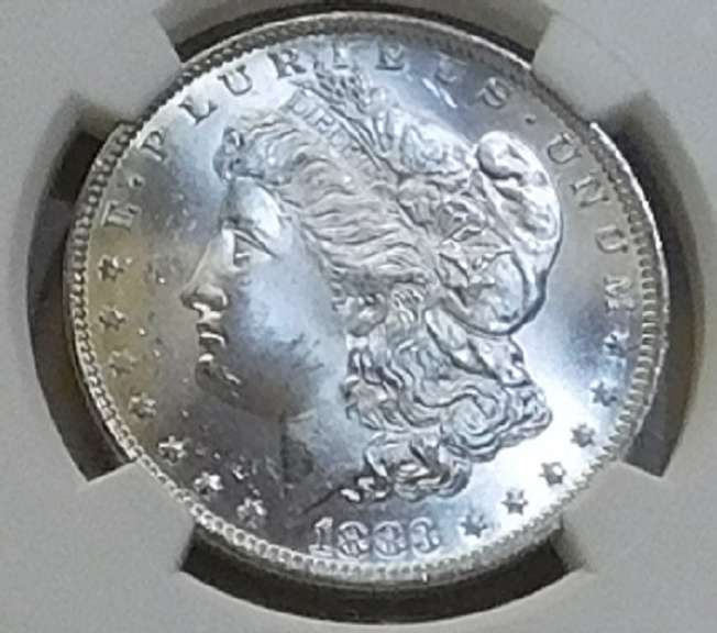 1883-O Morgan Dol PCGS MS-64