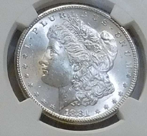1881-S Morgan Dol NGC MS-64