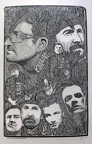 Ben G. Hand Signed, Bono