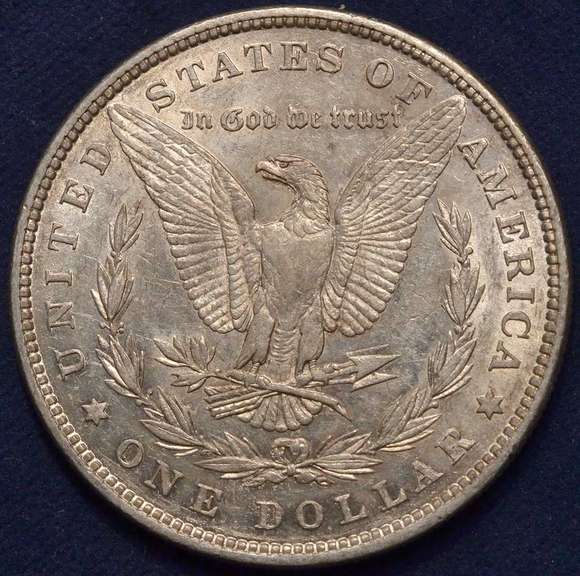 1879 Morgan Silver Dollar, AU.