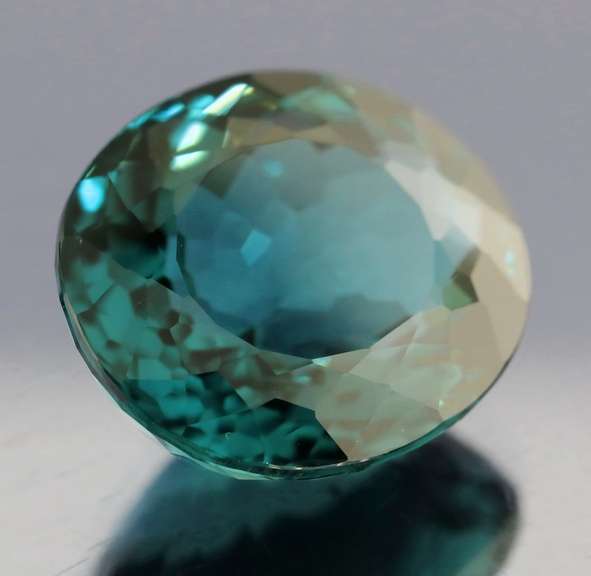 Designer 34.05ct blue green Hydrothermal Quartz