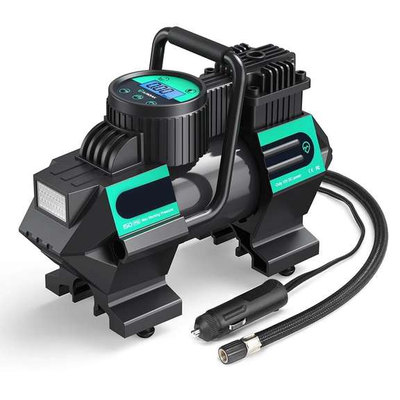 150PSI 110W 5M Cig Cable 12V Inflatable Pump Compressor