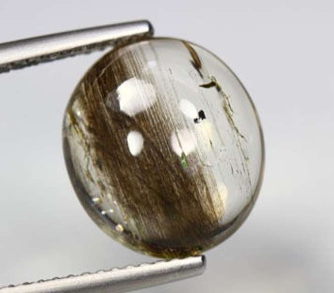 Untreated! 6.36ct Rutile Scapolite cabochon