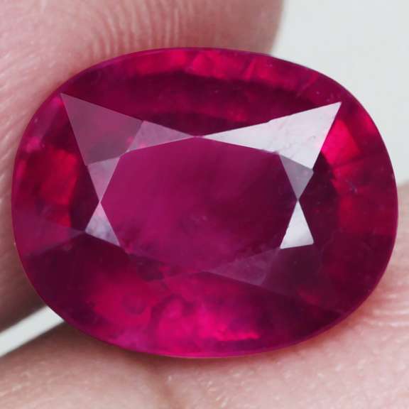 Decadent 3.68ct top blood red Ruby