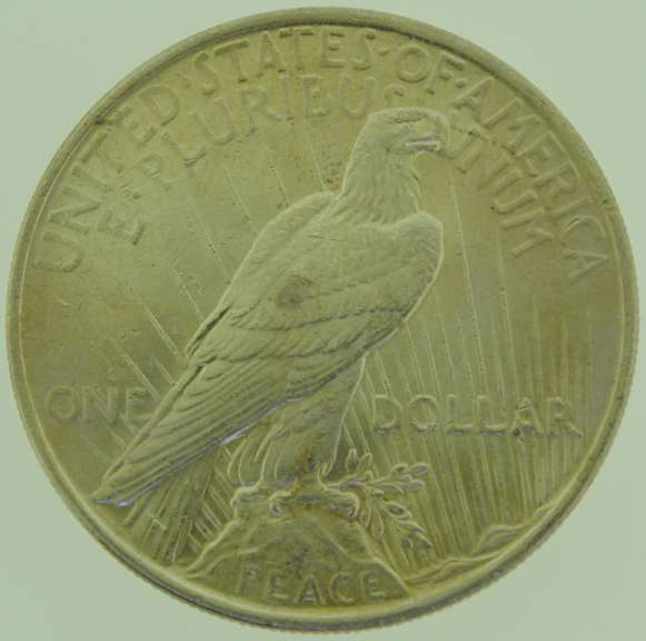 1922 Peace Silver Dollars $1 US Coin Flashy White Slider BU