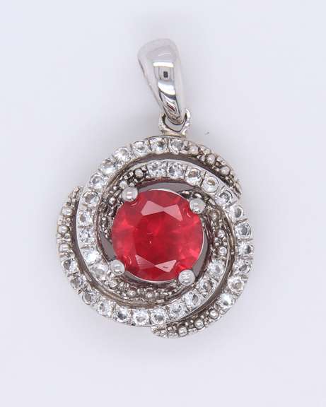 925 Sterling Silver Gemstone Pendant