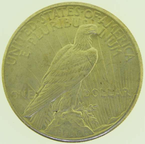 1925 Peace Silver Dollars $1 US Coin Flashy White Slider BU