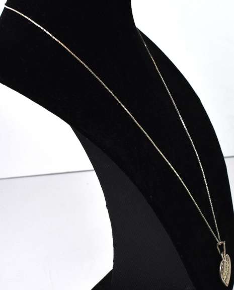 Marcasite Heart Necklace