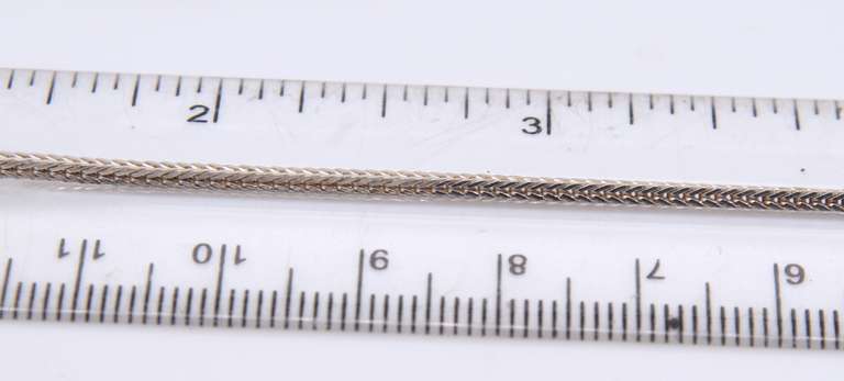 Sterling Silver Braided Chain Necklace