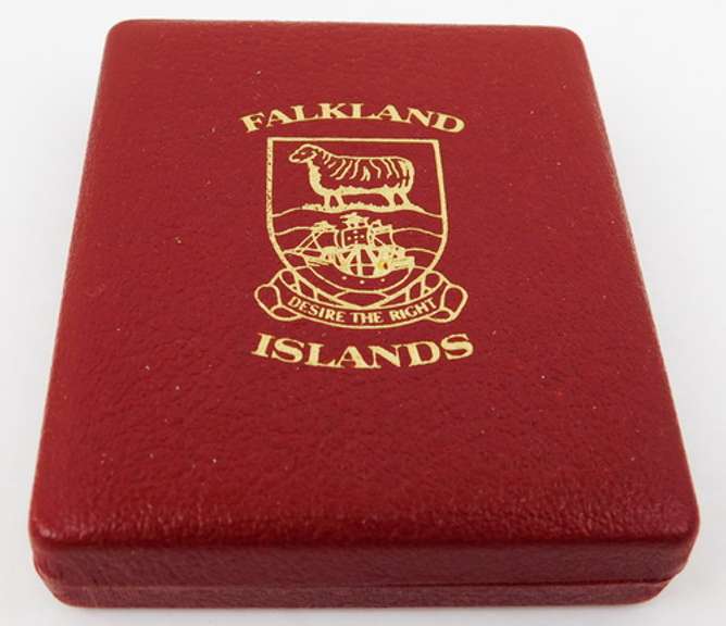 Falkland Islands Sterling Silver Proof Coin, 150 Grams