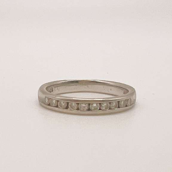 Platinum Diamond Band Ring