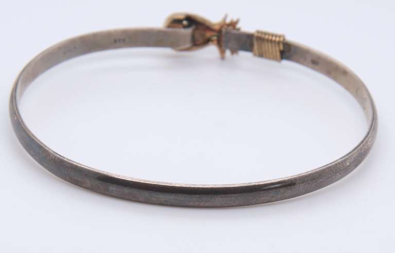 Vintage Sterling Silver Bangle Bracelet