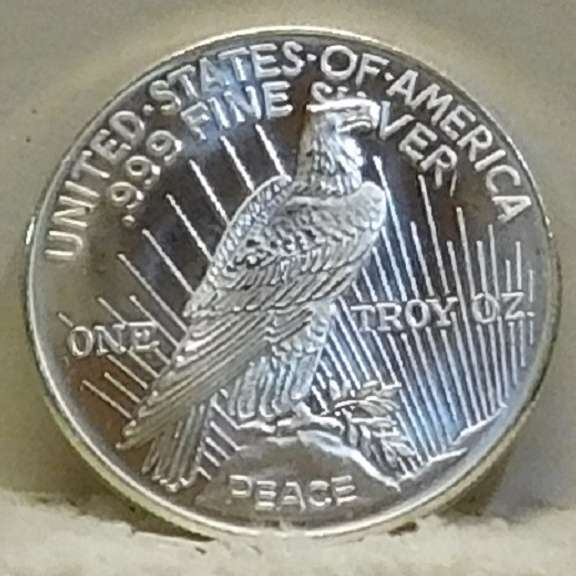 1 Oz Silver PRF Round - Peace  GEM